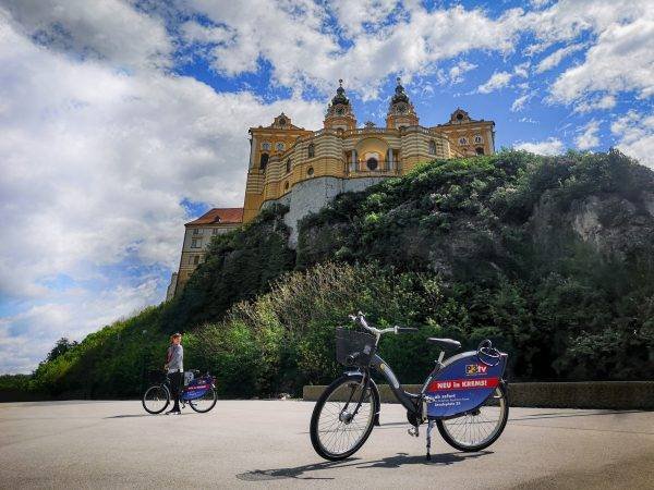 Biking from Melk to Krems am der Dunau, Austria