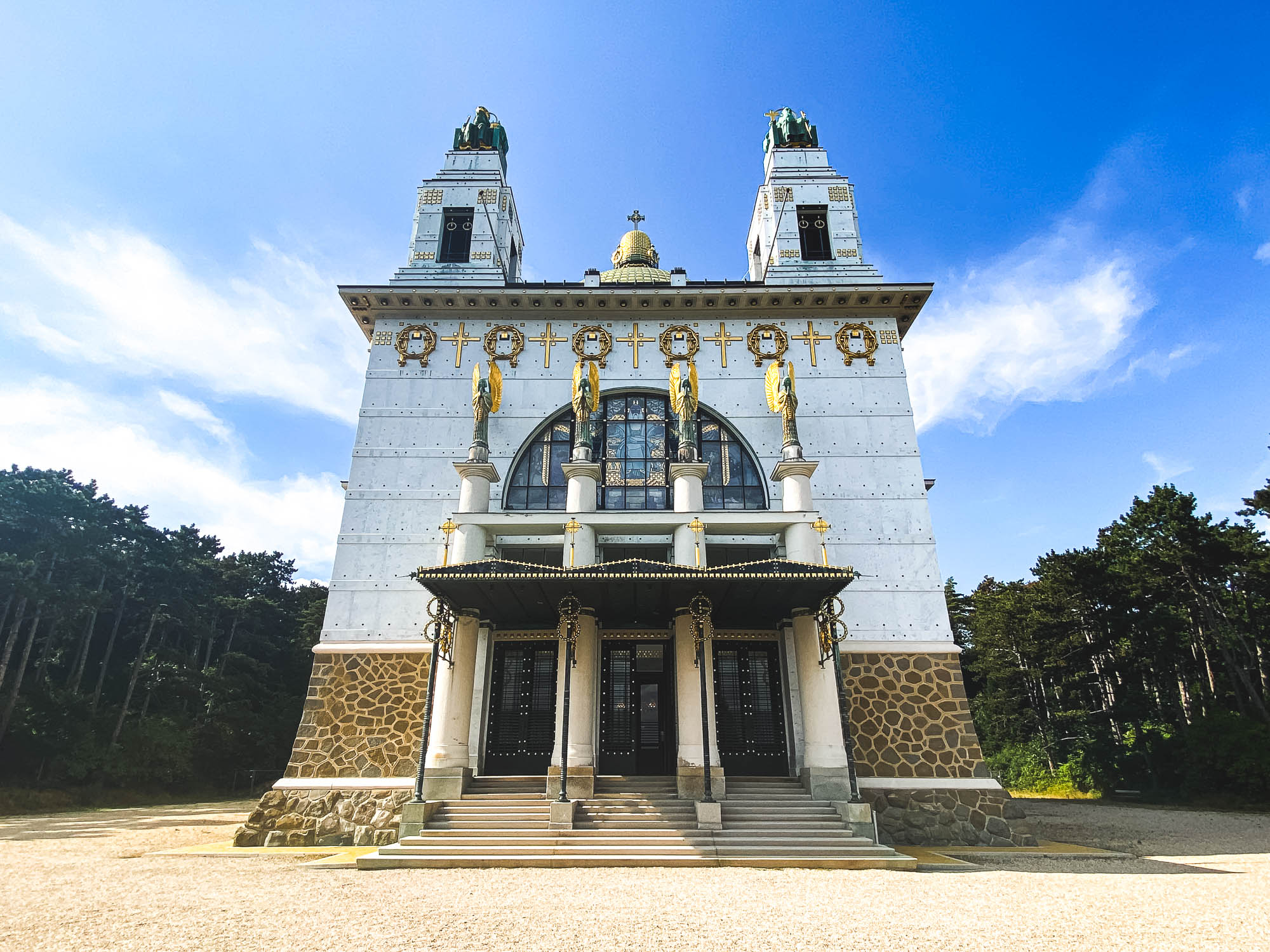 St Leopold Church by Otto Wagner in Penzing, Vienna
