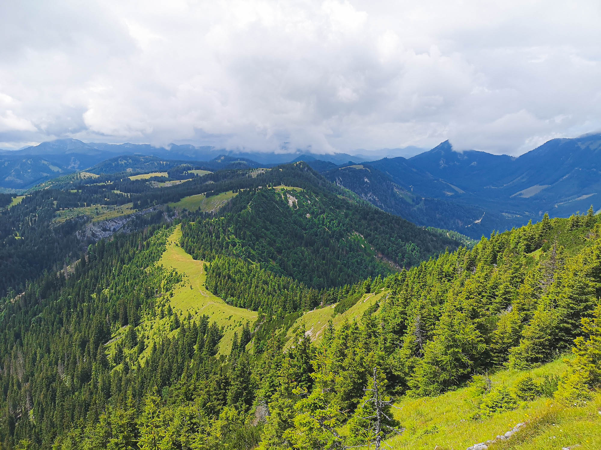Ybbstal Alps form gemeindealpe in Mariazeller Land, Austria