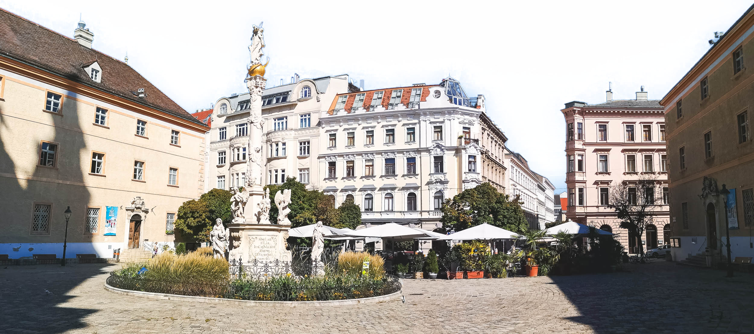 Jodok DInk square in Josefstadt, Vienna