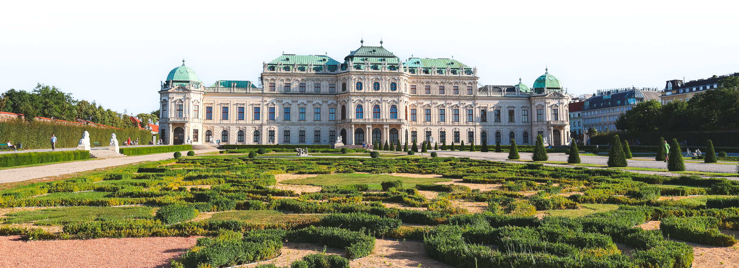 Gardens of Belvedere Palace Complex in Landstrasse, Vienna