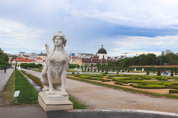 Sphinx in Belvedere Palace Gardens, Landstrasse, Vienna