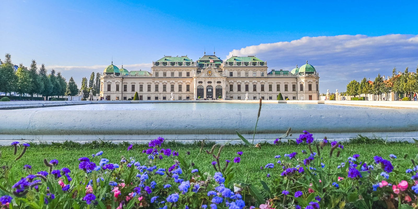 The back of Upper Belvedere, Vienna