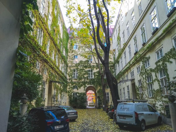 An inneryard in Josefstadt, th e8th district of Vienna