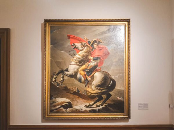 Jacques-Louis David, Napoleon Crossing the Alps, 1801