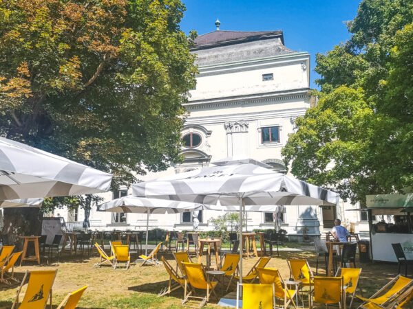 Auersparg Palace inneryard summer stage, Josefstadt, Vienna