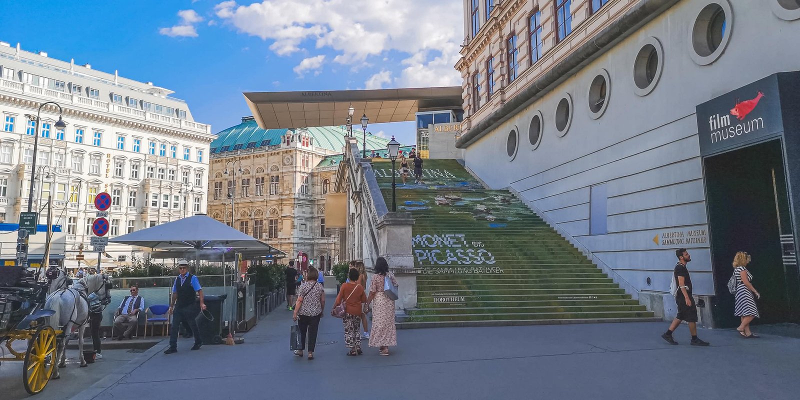 Albertina Museum near the State Opera Vienna