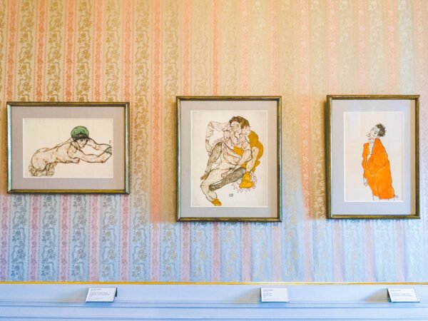 Egon Schiele drawings in Albertina, Vienna