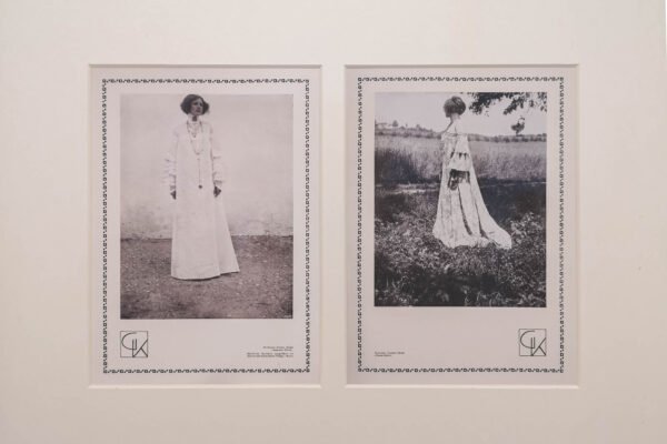 Women's modernist clothing by Gustav Klimt in Leopold Museum, Vienna