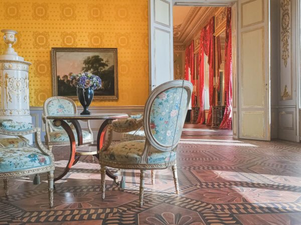 Rococo Hapsburg staterooms in Albertina, Vienna