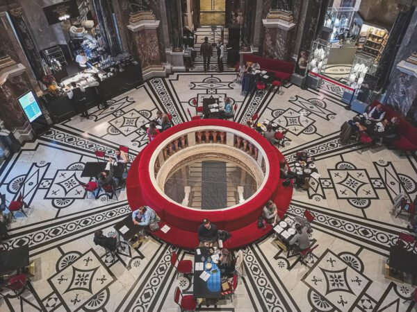 The Museum Cafe under dome, KHM, Vienna