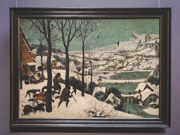Pieter Bruegel the Elder, The Hunters in the Snow, 1565 in Art History Museum, Vienna