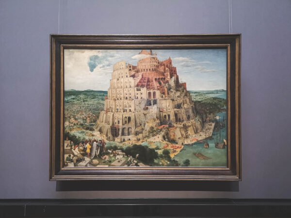 Pieter Bruegel the Elder, The Tower of Babel, 1563 in Art History Museum, Vienna