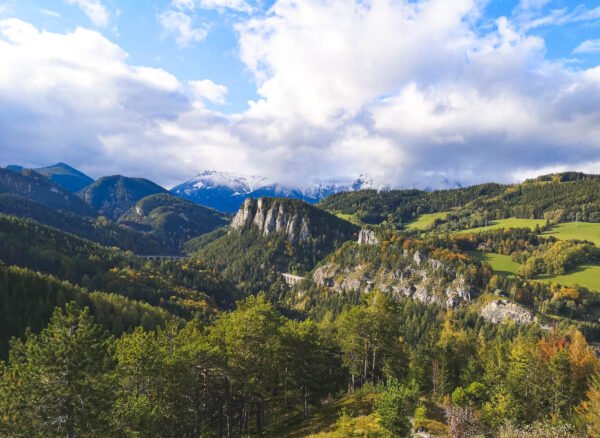 20-schilling blick & Semmering Railway