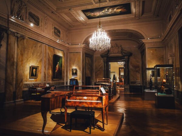 The collection of musical instruments inWeltmuseum Wien, Austria